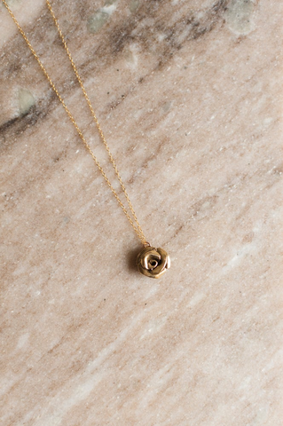 Rose Pendant (Gold-Plated)